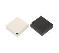 FOMIYES 4pezzi Porta Lenti Contatto Texture Satinata Leggero e Portatile Tecnologia di Tenuta Avanzata Finestra Trasparente Doppie Camere Indipendenti