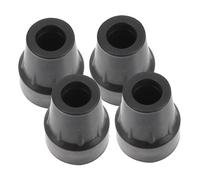 FOMIYES 4pezzi Punte in Gomma per Bastoncini da Passeggio Resistenti all Usura e Antiscivolo Facili da Installare per Bastoncini in Metallo e Legno Accessori per Migliorare la Presa su Div