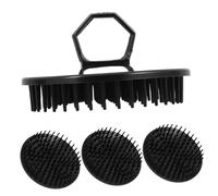 FOMIYES 4pezzi Spazzola Massaggiante Per Capelli Con Pz Manico Ergonomico Shampoo Capelli e Esfoliazione Del Capelluto Multifunzionale Per Lavaggi Profondi e Massaggi Rilassanti