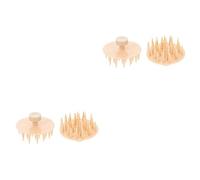 FOMIYES 4pezzi Spazzola Per Shampoo Silicone Per Massaggi Del Capelluto Da Pz Delicato Per Relax e Pulizia Per Uomini e