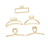 FOMIYES 5 Fermagli Per in Metallo Alla Moda Fermagli Per in Lega Per Coda Di Cavallo Senza o Per Per Occasioni Speciali