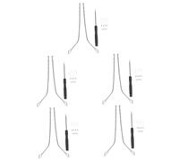 FOMIYES 5 Paia Accessori Per Occhiali Accessori Avvitatore Occhiali Occhialini Solarium Astine Per Occhiali Kit Riparazione Occhiali Braccio Degli Occhiali Lega Di Titanio