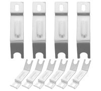 FOMIYES 5 Paia Supporti per Ruote di Allenamento in Acciaio Inox, Bulloni di Estensione per Assi Posteriori Mountain Bike, Accessori per Bici per Stabilità e Sicurezza su Terreni Montani