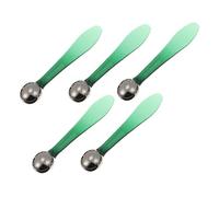 FOMIYES 5 Pz Bastoncino Per La Bellezza Degli Occhi Crema Per Gli Occhi Per Le Occhiaie Spatola Per La Della Pelle Spatola Per Gli Occhi Per Il Viso Green Lega Di Zinco