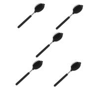 FOMIYES 5 Pz Spazzola Da Bagno in Silicone Spazzola Massaggiante Per Il Corpo Scrubber Da Bagno Esfoliante Doccia Luffa Graffiatore Del Corpo Spazzola Per La Doccia Gua Black Gel Di Silice