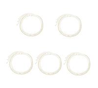 FOMIYES 5 Set Cinture Metallizzate con Paillettes per Accessorio per Festive