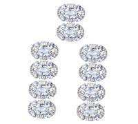 FOMIYES 5 Set Clip Per Scarpe Cristallo Decorazioni Per Sposa E Speciali Accessori Per Scarpe Facili Applicare E Indossare 2 Pezzi * 5
