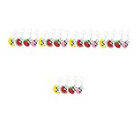 FOMIYES 5 Set Keychain Di Panda Di Frutta Cartone Animato Ciondolo Adorabile Peluche Portachiavi Catena Chiave Carino Orso Roba Carina Animali Cose Lega Di Zinco 4 Pezzi*5