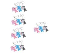 FOMIYES 5 Set Portachiavi in peluche Con Squalo Roba Da Squalo Che Fa I Primi Passi Amanti Degli Squali Ripieni Portachiavi Animale Chiave Compleanno Peluche Corto 3 Pezzi*5