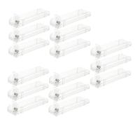 FOMIYES 5 set Spingi-Sigarette Porta-Sigarette Espositore Per Sigarette Porta-Sigarette Trasparente Espositore Per Sigarette In 3 pezzi*5