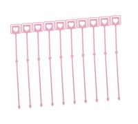 FOMIYES 50 Clip per Messaggi a Forma di Cuore Rosa 34Cm Porta Etichette Floreali per Bouquet Fermacarte in Plastica per Decorazioni Artigianali e Biglietti Confezione da 50 Pezzi per