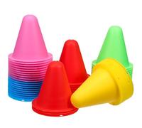 FOMIYES 50 Coni Sportivi per Multicolore Coni da Calcio e Slalom per Allenamento Stabili per Esercizi di Basket e Pattinaggio per attività Sportive all’Aperto Colore Colore Casuale