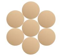 FOMIYES 50 Fogli Cartoncino Rotondo Kraft 25 CM per Disegno Artistico Carta per Pittura Fai da Te e Graffiti Pannelli Rigidi Lisci per Scrapbooking e Lavori Creativi