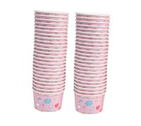 FOMIYES 50 pezzi Coppette Gelato Usa e Getta Ciotole Dessert Monoporzione Resistenti e Sicure per Yogurt Budino e Gelato per Bar Feste