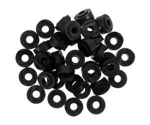 FOMIYES 50 Pezzi Rondelle Curva di Ricambio per Deambulatore in Plastica | Connettore per Tubi da 3/4 Pollici, Design a Becco D'anatra, per Cliniche e Centri Riabilitativi