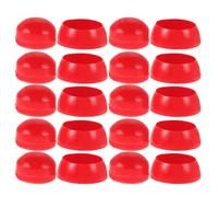 FOMIYES 50 Pezzi Tappi di Protezione per Bulloni M10 in Plastica Rossa, Coperture Sicurezza per Dadi Parco Giochi, Resistenti allo Sbiadimento, per Attrezzature da Gioco All’aperto