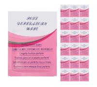 FOMIYES 50pezzi Salviette Post Ceretta all Olio Formula Delicata per Rimuovere Residui di Cera per Pulizia Portatile Cura della Dopo la Depilazione