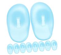 FOMIYES 5paia Paraorecchie in Silicone Riutilizzabili Per Tinture Per Protezioni Auricolari Per e Domestico Coperture Per Lavare e Tingere i