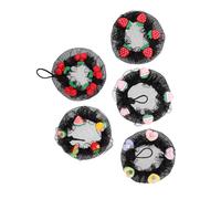 FOMIYES 5pezzi Ciambelle Per Capelli Per Chignon Creatori Di Chignon Da Danza Per Ballerine Retine Per Capelli Modellanti Piccole Per Feste Concorsi e Saggi Di Danza