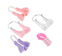 FOMIYES 5pezzi Clip Per Del Naso in Silicone Dispositivo Invisibile Per Sollevare e Modellare Naso Migliorare La Respirazione Design Nascosto Adatto Per Entrambi i Sessi