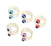 FOMIYES 5pezzi Evil Eye Per Donne Anelli Demoni Unici Per Indice Gioielli Alla Moda Per Compleanno Speciale Da Marito Moglie