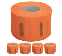 FOMIYES 5rotoli Nastro Adesivo Per Collo Del Barbiere Carta Elastica Usa e Getta Impedisce La Dispersione Di Capelli Per Tagli Tinture e Permanenti Leggero e Confortevole Per Tutti i Tipi