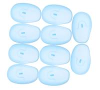 FOMIYES 6 Paia Protezioni Auricolari in Silicone per Tappi Impermeabili Antiperdita Copriauricolari Protettivi Ergonomici per e Domestico Blu