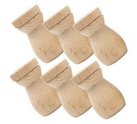 FOMIYES 6 pezzi Pendenti in Legno per Bottiglie di Diffusore Profumo Te Design e Sicuro Idea Regalo per Donna e Ragazza