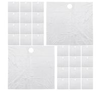 FOMIYES 60pezzi Raccogli Peli Barba Lavandino Usa e Getta Bavaglini per Raccolta dei Capelli Lavandino Protezione dello Scarico Igienico e Conveniente per Pulizia del Bagno