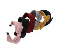 FOMIYES 6pezzi Cerchietti per Capelli Donna a Fascia Larga Cerchietti Quotidiani e Chic Copricapo in Tessuto Resistenti e Pratici per Uso Everyday e Feste