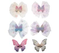 FOMIYES 6pezzi Fermagli per Capelli Forma di Farfalla Fermagli Fiocco Accessori per Capelli Forma di Farfalla per Ragazze e Donne