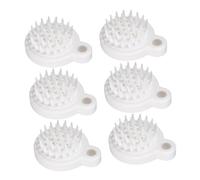 FOMIYES 6pezzi Spazzola Massaggiante Per Capelluto Meridian Brush Strumento Per Massaggio Del Capelluto Scrub Sotto La Doccia Pettine Esfoliante Per Shampoo e Del