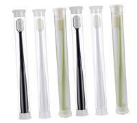 FOMIYES 6pezzi Spazzolini Da Denti Manuali Setole Micro- Ultrafini Per Pulizia Design Che Raggiunge Gli Angoli Morti e Viaggio Setole Resistenti