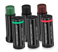 FOMIYES 6pezzi Sticks Neri per Occhi Sportivi Trucco Pittura Facciale da Football Bastoncini per Occhi da Baseball Accessori per Atleti e Cosplay