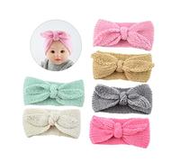FOMIYES 6pezzi Turbante All Uncinetto Fascia Per Capelli Lavorata Maglia Berretto Forma Di Teschio Vuoto Calda e Voluminosa Per Ragazzo Ragazza Ragazza e Ragazzo Diversi Colori