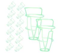 FOMIYES 72 Pz Rete sospesa per flacone per infusione manicotto del flacone per infusione portaborraccia sospeso per soluzione salina coperchi per flaconi per infusione riutilizzabili Green