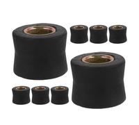 FOMIYES 8 Pezzi Anello Ammortizzatore Posteriore Scooter Moto in Gomma Nera