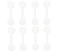 FOMIYES 8 Pz Visiera per optometria - Strumento test visione - occhio portatile occlusore per occhiali puntatore manuale portatile puntatore grafico pp bianca