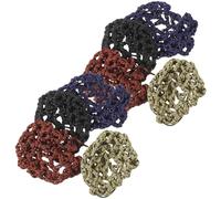 FOMIYES 8pezzi Accessorio per Chignon da Danza Classica Retina per Capelli Riutilizzabile per Ragazze Copri Chignon Professionale Leggero Involucro per Elasticità Adatta Tutte le Forme