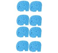 FOMIYES 8pezzi Spugna Da Bagno Per Ragazzo Ragazza Spugna Cartoon Elefante Blu Morbida e Assorbente Per Ragazzo Ragazza e Infanti Di Pulizia Per Bagno e