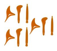 FOMIYES 9 Pz bastoncino da massaggio strumenti al quarzo massaggio al viso massaggiatore di bellezza utensili raschietto gua sha massaggiatore gua sha la faccia tendineo cera d'api