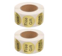 FOMIYES Adesivi Autoadesivi per Imballaggio Regalo 1000 Pezzi Etichette Adesive Sigillanti Rotonde per Negozi al Dettaglio e Piccole Imprese Decorazione Pacchi e Apprezzamento Clienti