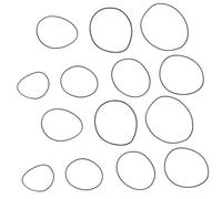 FOMIYES Anello Impermeabile Per Orologi Riparazione Orologi Sostituzione Cassa Anelli Rimozione Guarnizioni Per Orologi Kit Assortito Per Fondelli Accessori Per Orologi Anello Di
