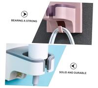 FOMIYES Asciugacapelli Da Parete 2 Pezzi Supporto Resistente Per Asciugacapelli Installazione Facile Chiodi Per Bagno e Casa Mantiene L'ordine