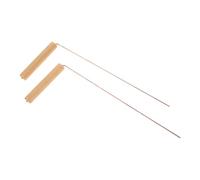 FOMIYES Bacchetta da Rabdomante in Rame Robusta 2 Pezzi, Strumento Portatile per Divinazione Dell’acqua e Ricerca Metalli, Bastone Professionale per Esterni e Localizzazione Oggetti