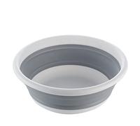 FOMIYES Bacinella Pieghevole Portatile Plastica Grigia Per Campeggio Lavaggio Auto e Uso Multiuso Lavandino Da Campeggio Compatto e Leggero