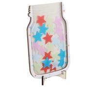 FOMIYES Barattolo Ricompense in Legno Gettoni a Stella di Incentivi per e Insegnanti Barattolo per Capacità e Superficie Liscia Motivazione per Comportamento e Apprendimento