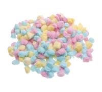 FOMIYES Batuffoli di Cotone Assortiti Morbidi al Tatto, Facili da Usare, per Ragazzo Ragazza e Lavori Artigianali, Confezione da 500 G Colori Rosa, Giallo e Blu