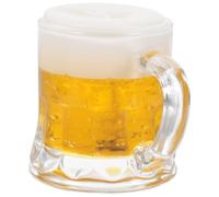 FOMIYES Bicchiere da Birra Mini Decorativo in Cera Oro Lunga Durata per Banchetto e Bar, come Regalo e Decorazione per Feste e Compleanni