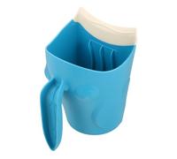 FOMIYES Bicchiere Risciacquo Bagno Ragazzo Ragazza in Tpe Morbido Design Curvo Antigoccia per e Corpo Leggero e Facile Tenere per Ragazzo Ragazza